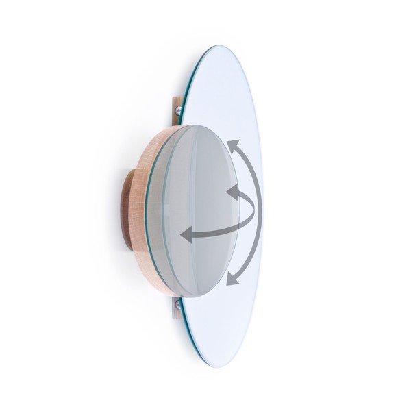 Oglindă de perete (5x) de mărire 55x45 cm Eclipse – Wireworks-image-2