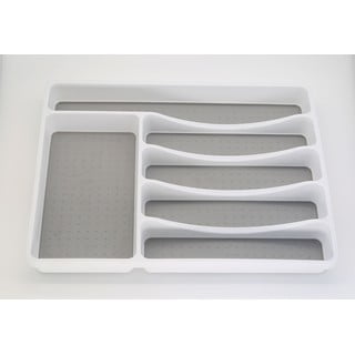 Organizator din plastic gri pentru sertar 41 x 33 cm - Addis