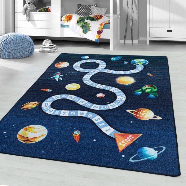 Covor pentru copii albastru închis 120x170 cm Play Space – Ayyildiz Carpets-image-1