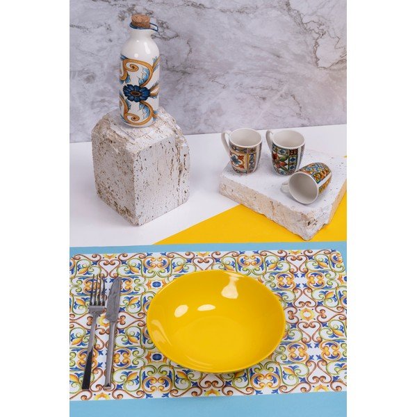 Suporturi pentru farfurii din plastic 6 buc. 45x30 cm Costiera – VDE Tivoli 1996-image-1