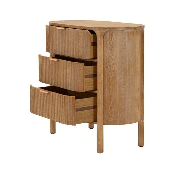 Comodă în culoare naturală din lemn de brad 80,5x82x47 cm Gothenburg – Mauro Ferretti-image-3