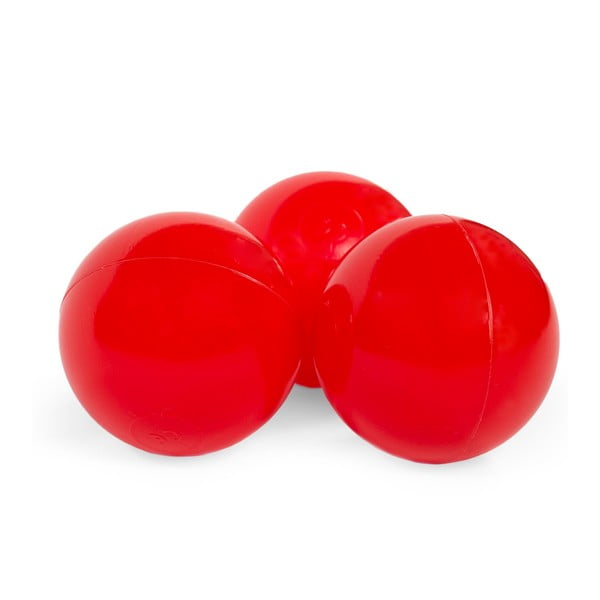 Set 50 de mingi pentru piscina Misioo, roșu