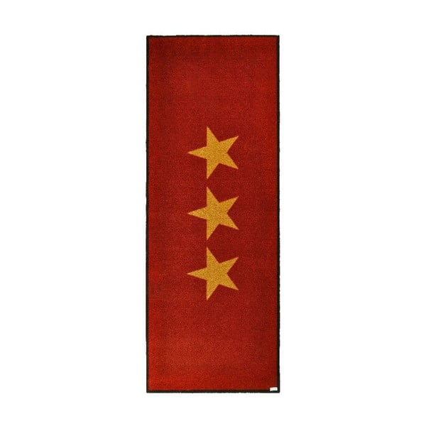 Covor Hanse Home Stars Red, 67 x 180 cm