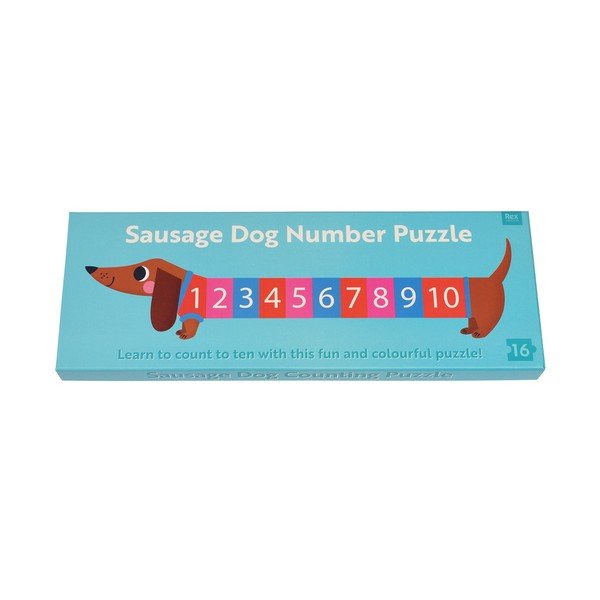 Puzzle (număr de piese 16) Sausage Dog – Rex London-image-2