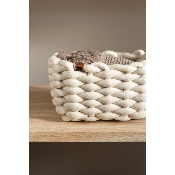 Coș de depozitare din material textil 20x15x11 cm Peach Skin S – Bigso-image-2