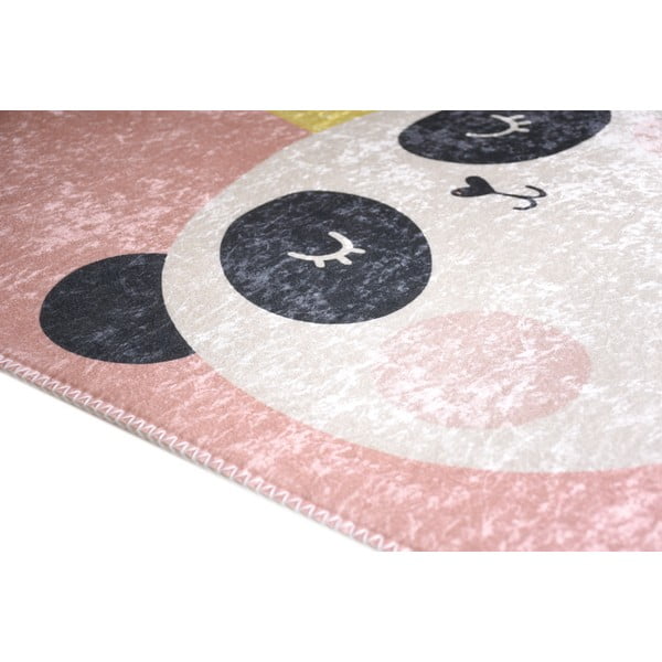 Covor pentru copii roz deschis lavabil 100x160 cm Royalty Mascot – Vitaus-image-2