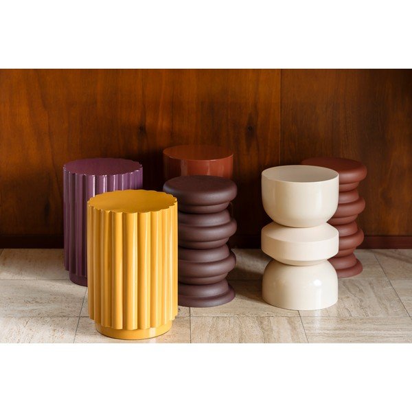 Măsuță auxiliară rotundă ø 29 cm Apollo – Dutchbone-image-2