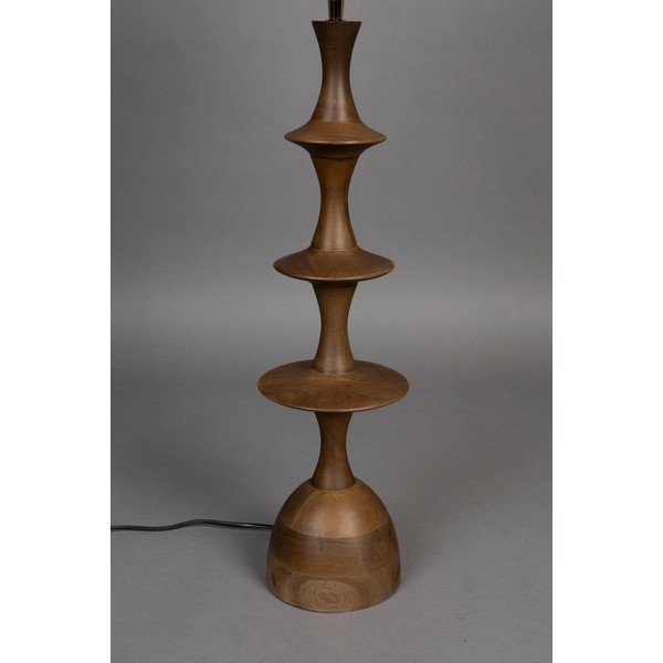 Veioză maro/crem cu abajur textil (înălțime 90 cm) Cath – Dutchbone-image-2