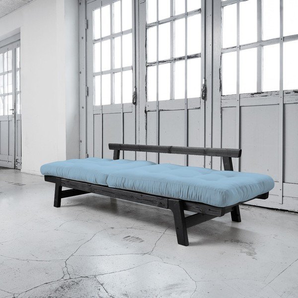 Canapea extensibilă  Karup Step Black/Celeste-image-3