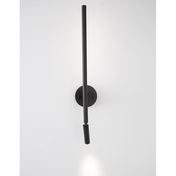 Aplică de perete negru-mat LED cu structură flexibilă din aluminiu Handy – Nova Luce-image-3