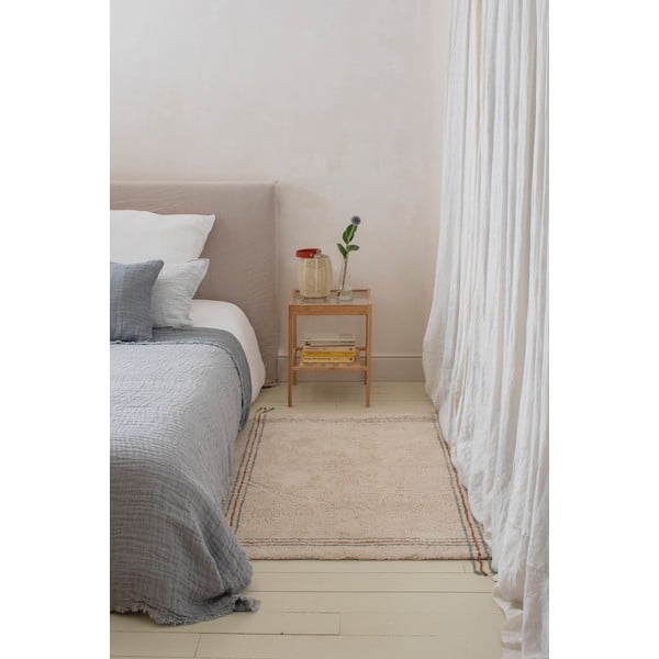 Covor crem lavabil/țesut manual din bumbac 90x130 cm Cuisine Natural – Lorena Canals-image-3