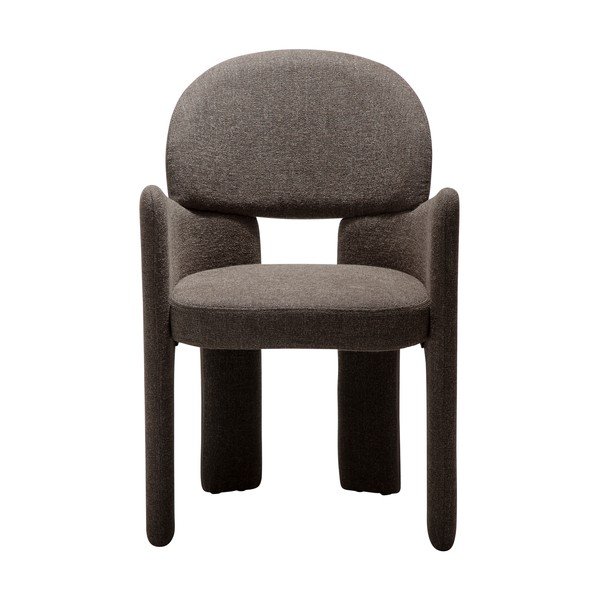 Scaun de living maro cu cotiere Aole – DAN-FORM Denmark-image-1