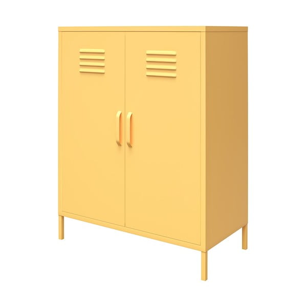 Dulap metalic galben Novogratz Cache, 80 x 102 cm-image-2