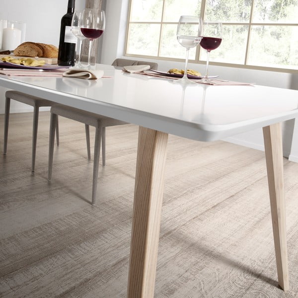 Masă de dining extensibilă Kave Home Quatre, 160 x 100 cm-image-1