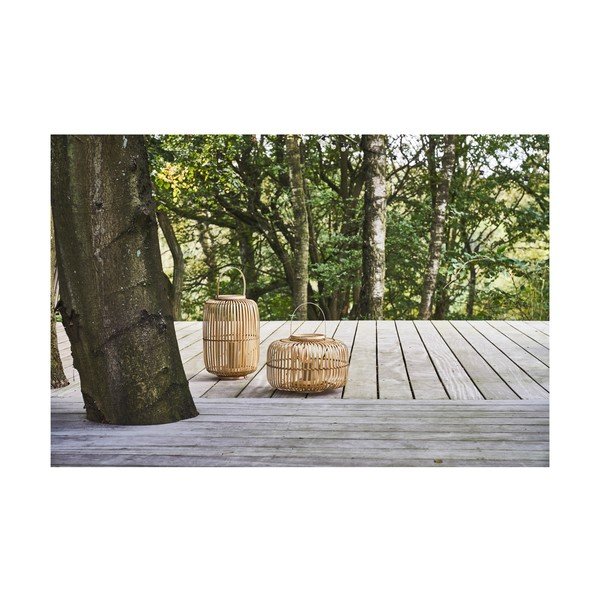 Felinar din bambus (înălțime 25 cm) Alia – Villa Collection-image-1