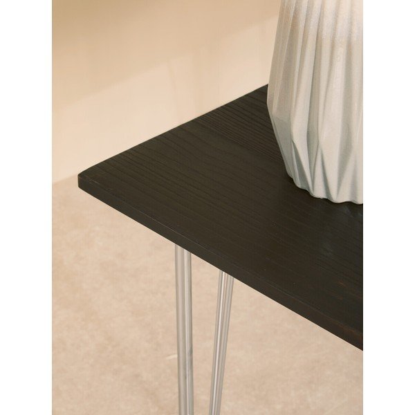 Masă de dining din lemn de ulm ø 80 cm District – Premier Housewares-image-4