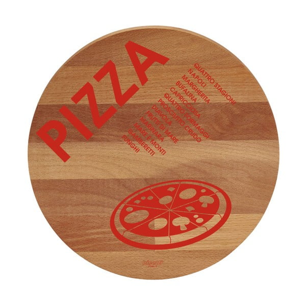 Tocător din lemn de fag Bisetti Pizza, ø 30 cm
