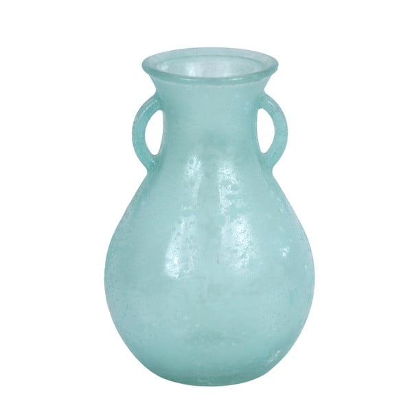 Vază din sticlă reciclată Ego Dekor Cantaro Blue, 2,15 l