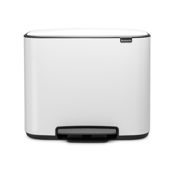 Coș menajer Brabantia, 36 l, alb-image-3