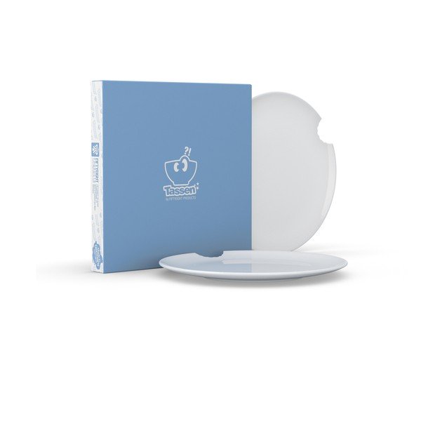 Set 2 farfurii din porțelan 58products, ø 28 cm, alb-image-3