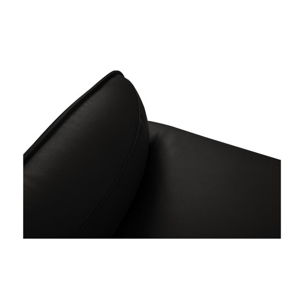 Canapea din piele Windsor & Co Sofas Neso, 235 x 90 cm, negru-image-4