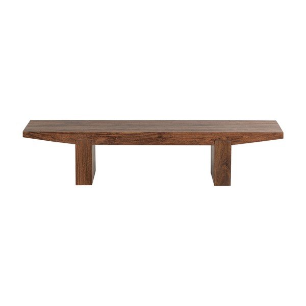 Măsuță de cafea în culoare naturală închisă din lemn de acacia 48x152 cm Eron – WOOOD