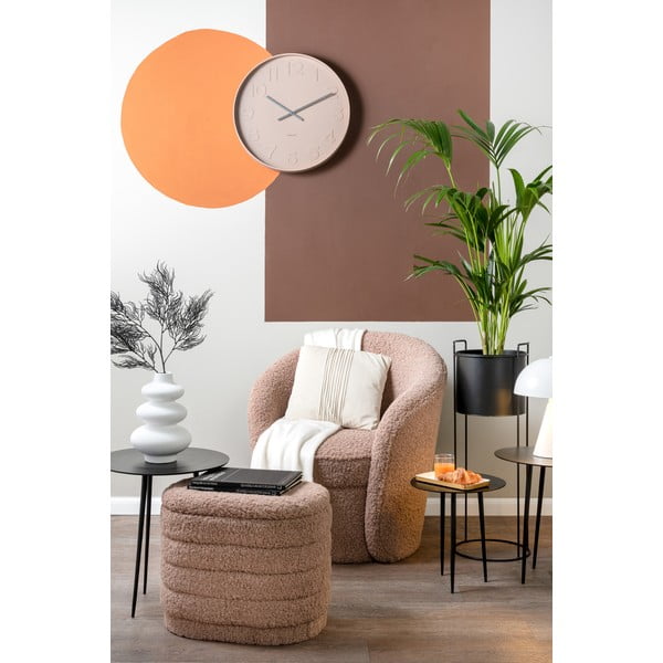 Vază din ceramică Karlsson Circles, înălțime 28,5 cm, alb-image-1