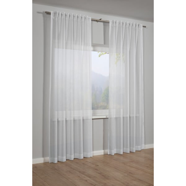 Perdea albă 245x140 cm Jacquard-Voile - Gardinia-image-1
