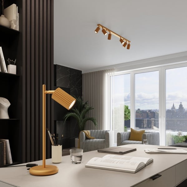 Spot auriu 6,5x117 cm Gleam – Sollux-image-4