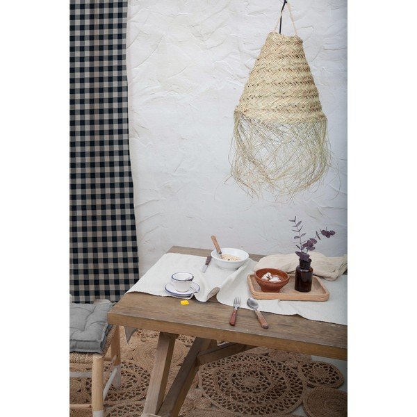 Draperie Really Nice Things Cortina Hogar Blue Vichy, albastru-image-1