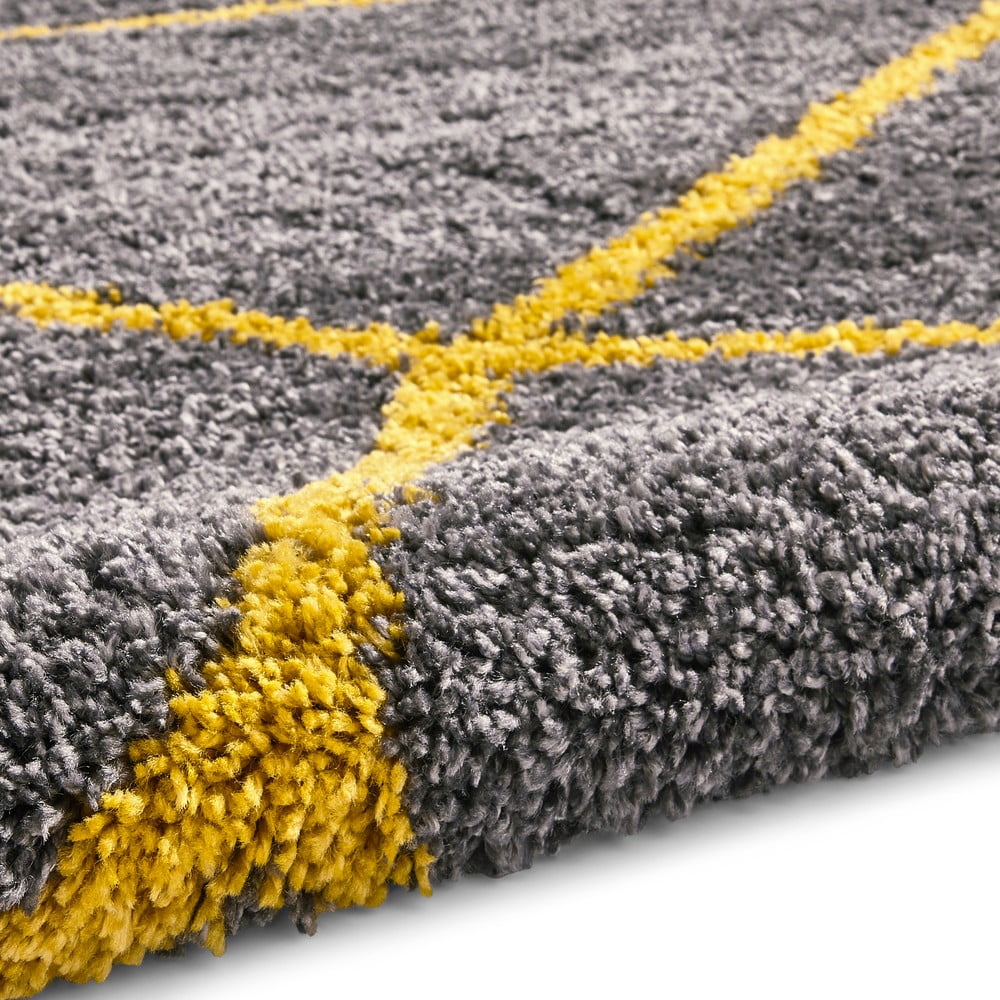 Covor Think Rugs Royal Nomadic Grey Yellow 160 X 230 Cm Gri