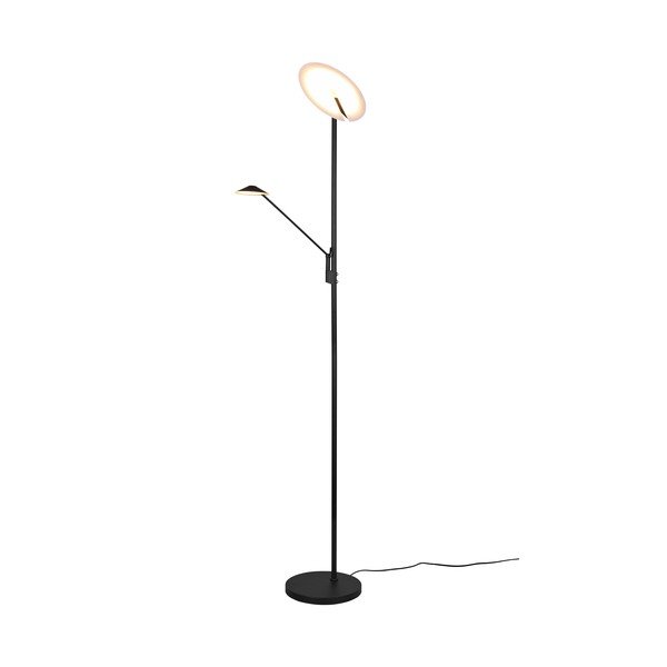 Lampadar negru mat LED cu intensitate reglabilă (înălțime 180 cm) Brantford – Trio-image-2