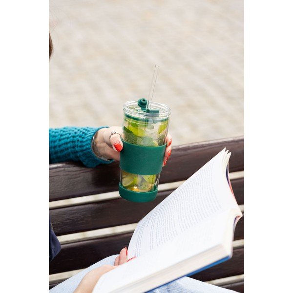 Cană termos verde 600 ml Fuori – Vialli Design-image-4