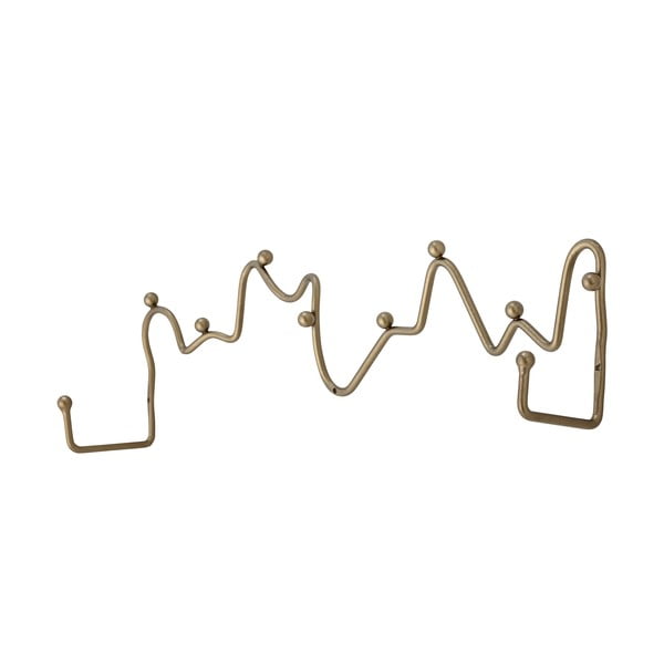 Cuier de perete auriu din metal Blu – Bloomingville-image-1