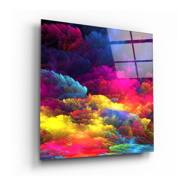 Tablou din sticlă Insigne Color Burst, 100 x 100 cm