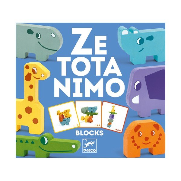 Puzzle din lemn în formă de animale pentru copii Djeco Puzzle-image-1
