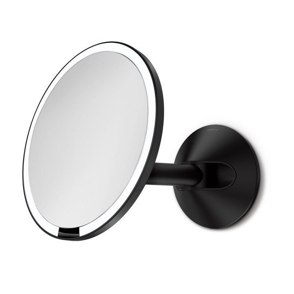 Oglindă de perete/cosmetică (mărire 5x) cu led/de mărire 8x23 cm Sensor – simplehuman