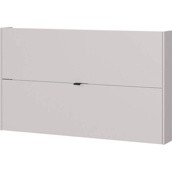 Pantofar crem cu deschidere înclinată/suspendat cu aspect de lemn de stejar 140x83x18 cm Ameca – Germania