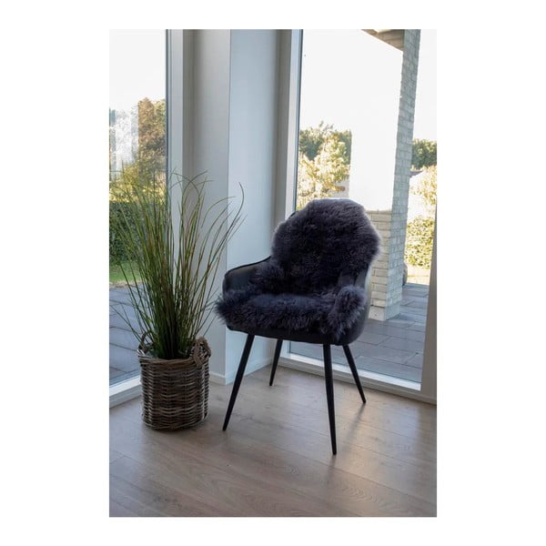 Blană gri antracit sintetică 50x85 cm – House Nordic-image-1