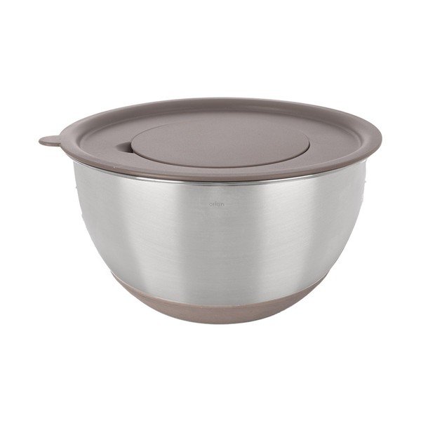 Bol argintiu din oțel inoxidabil ø 22 cm Beige – Orion