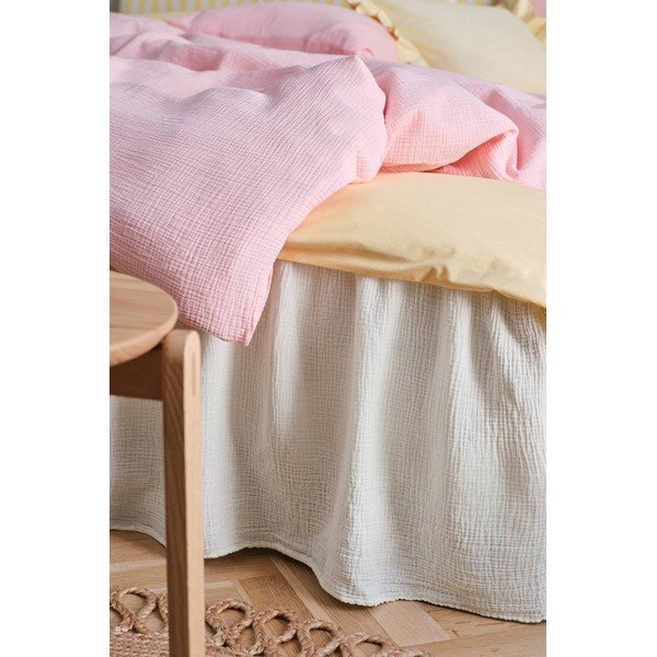 Cuvertură crem din muselină 90x200 cm Amilia – Jotex-image-1