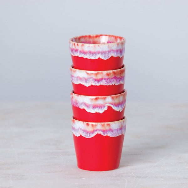 Ceașcă albă pentru espresso din gresie 90 ml Grespresso – Costa Nova-image-1