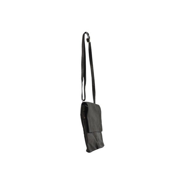 Geantă din piele Chicca Borse Nana, negru-image-2