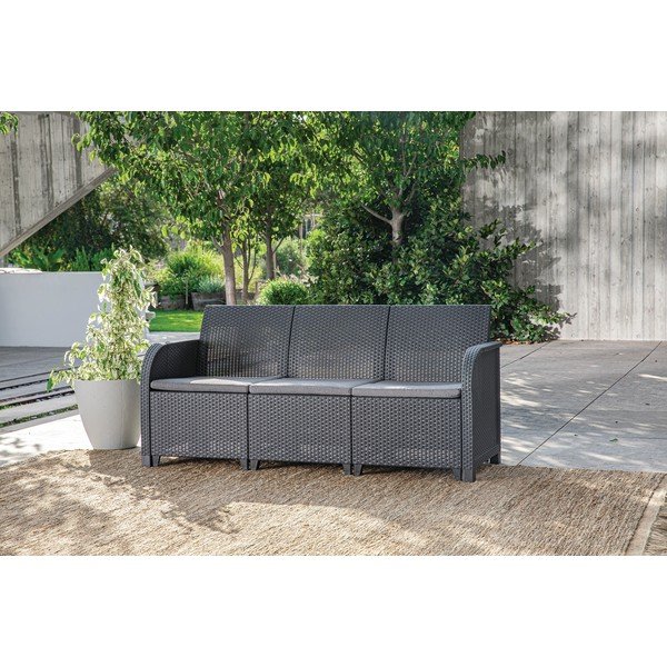 Set mobilier de grădină Keter Rosali, gri-image-3