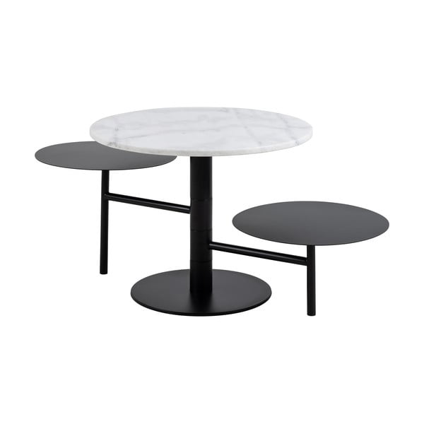 Măsuță de cafea albă rotundă ø 60 cm Lahti – Actona-image-2