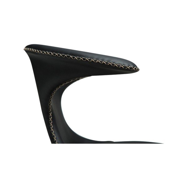 Scaun din piele DAN-FORM Denmark Flair, negru-image-3