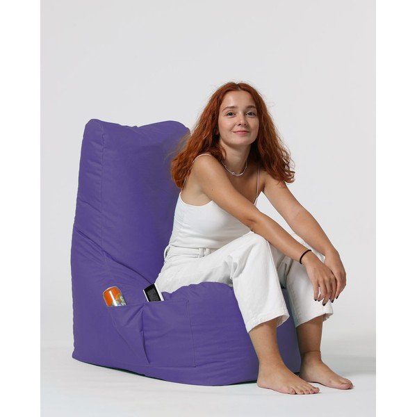 Fotoliu bean bag mov Diamond – Floriane Garden-image-3
