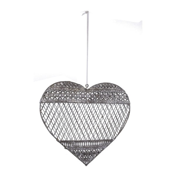 Decoraţiune suspendată metalică Ego Dekor Heart, ⌀ 17,5 cm