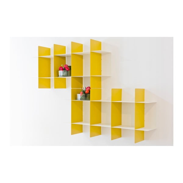 Raft de perete MEME Design Innesto, galben-image-2