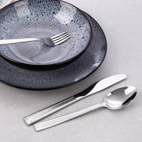 Tacâmuri argintii din oțel inoxidabil 24 buc. Bright – Orion-image-1